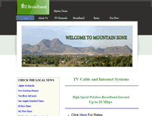 Tablet Screenshot of mzbroadband.com